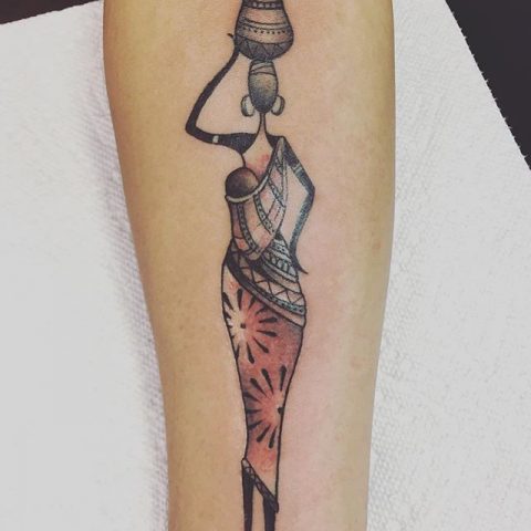 African lady