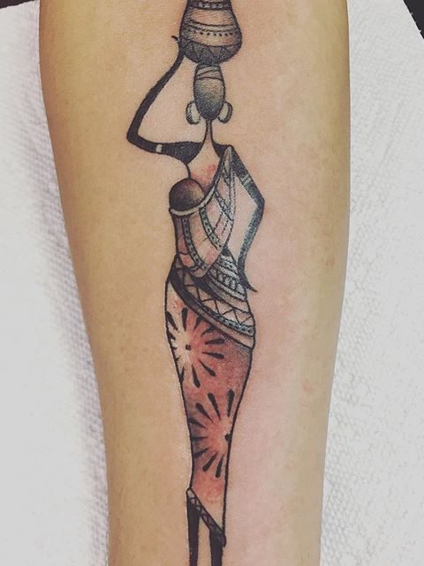 African lady