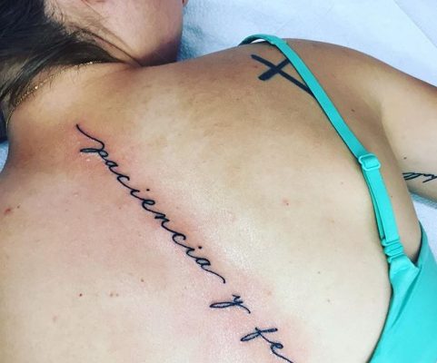 back script tattoo