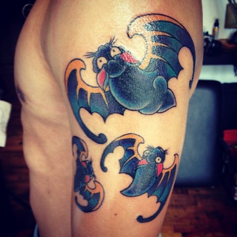 bats tattoo