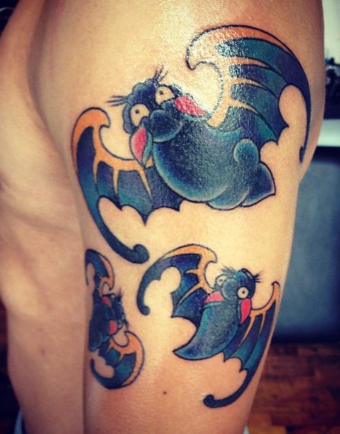 bats tattoo