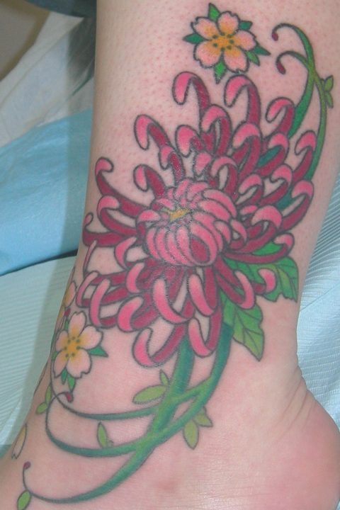 chrysanthemum tattoo