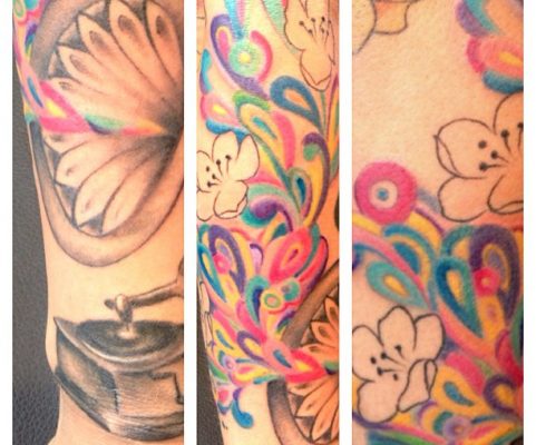 color of music tattoo