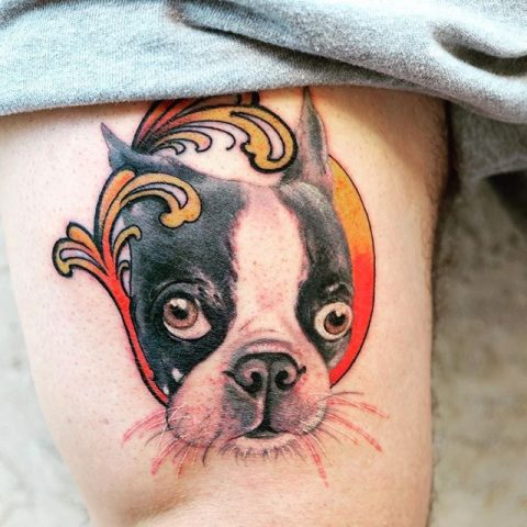 dog tattoo