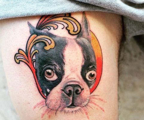 dog tattoo