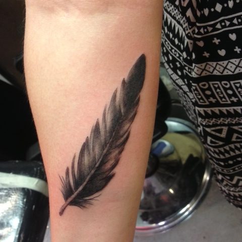 feather tattoo