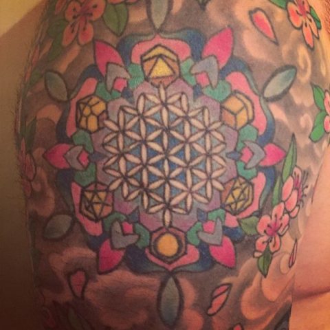 flower of life tattoo