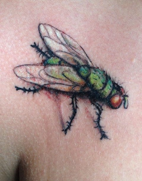 fly tattoo