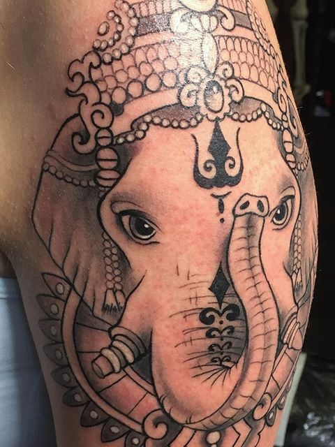Ganesha tattoo