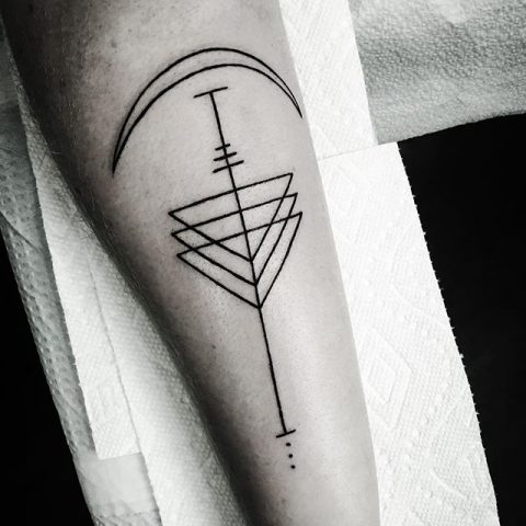 geometric tattoo