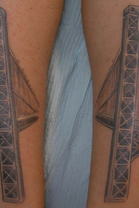 george washington bridge tattoo