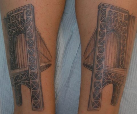 george washington bridge tattoo