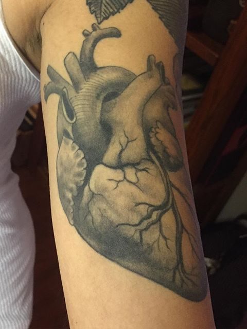 heart arm tattoo