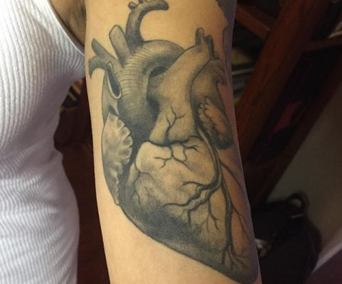heart arm tattoo