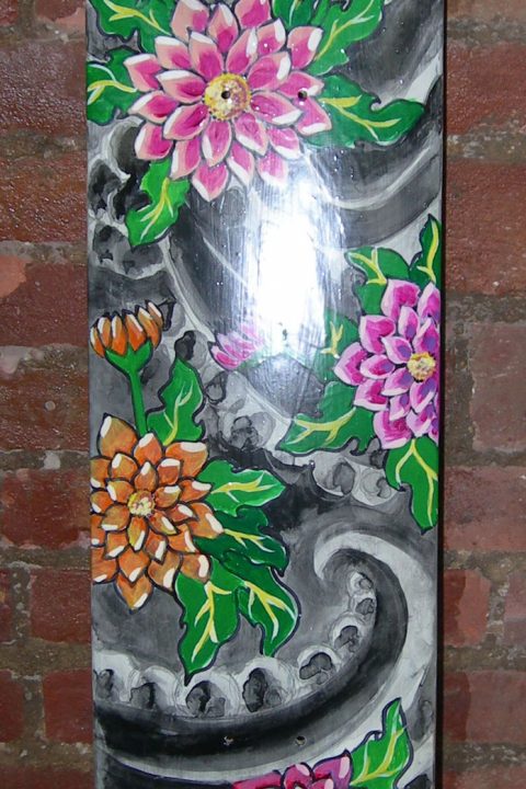 japanese flowers board