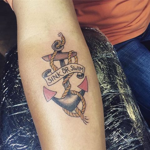 sink or swim tattoo