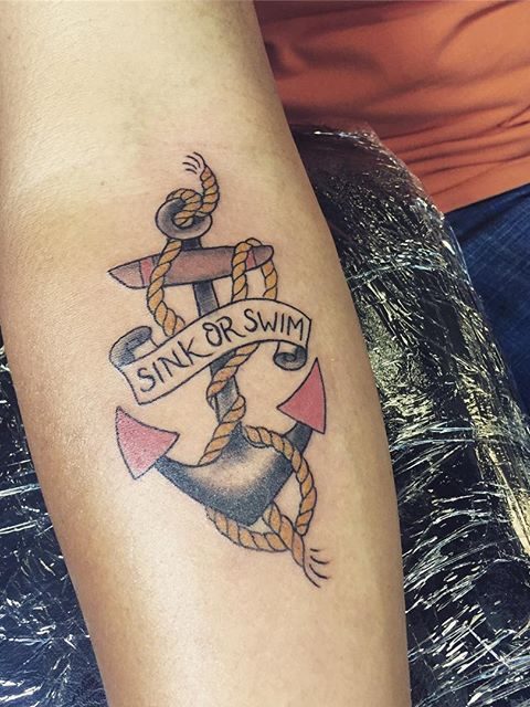sink or swim tattoo