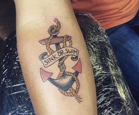 sink or swim tattoo