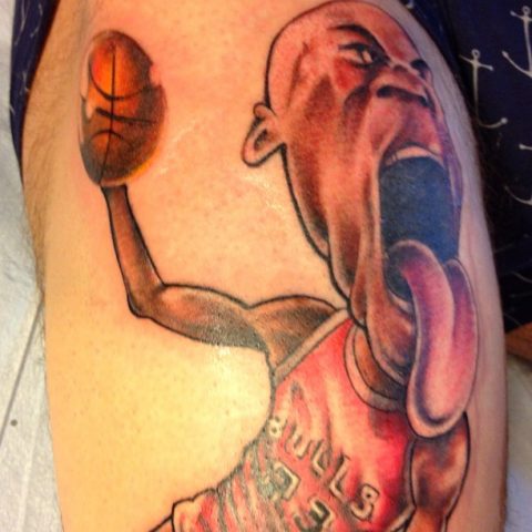 Space Jam tattoo