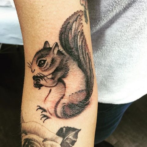squirrel tattoo