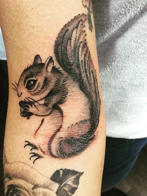 squirrel tattoo