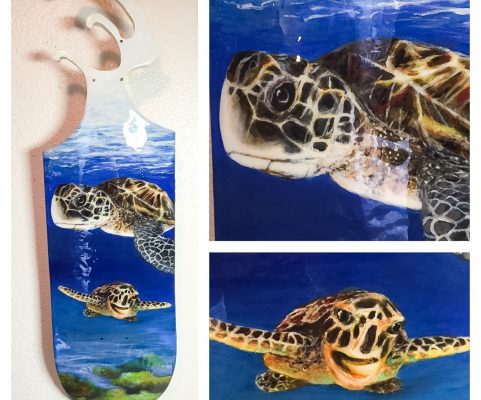 turtle board collage