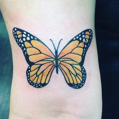 monarch butterfly tattoo
