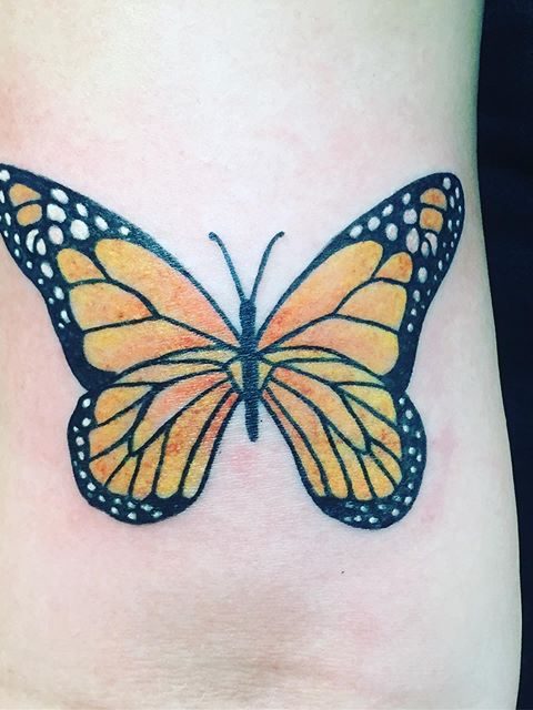 monarch butterfly tattoo