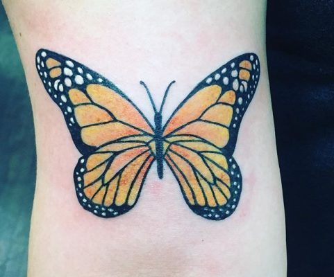 monarch butterfly tattoo