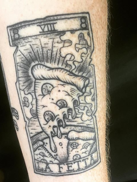 pizza tattoo