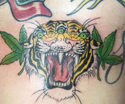 three-eyed tiger tattoo