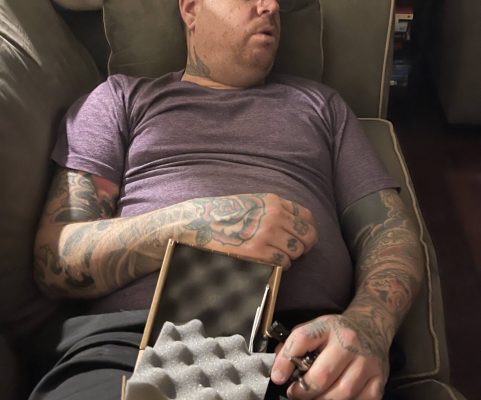 Tattoo Machine 52 - Matt Sleeping
