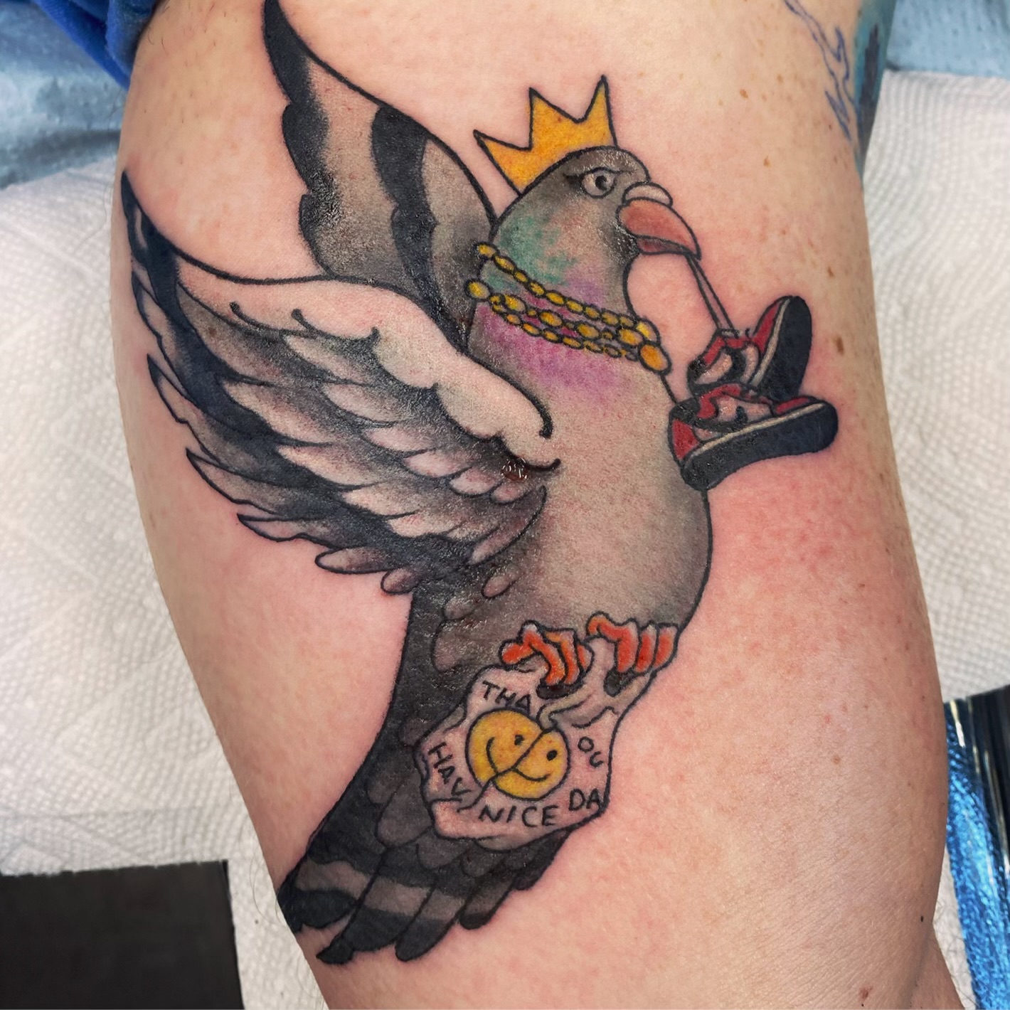 pigeon tattoo for men｜TikTok Search