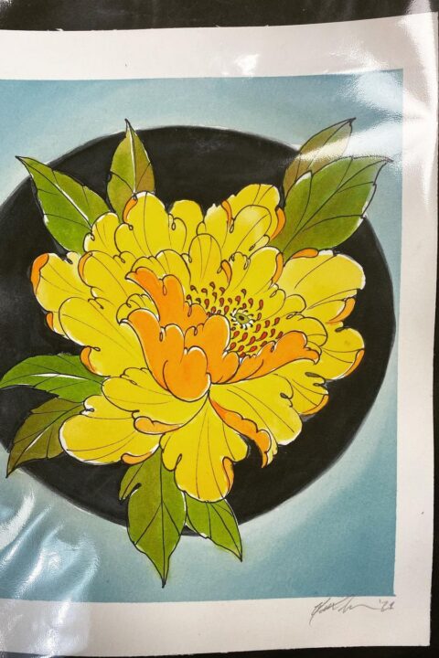 Yellow Flower Artwork