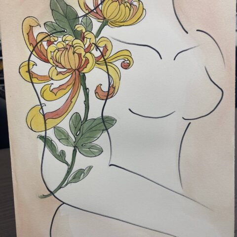 flower art body 1