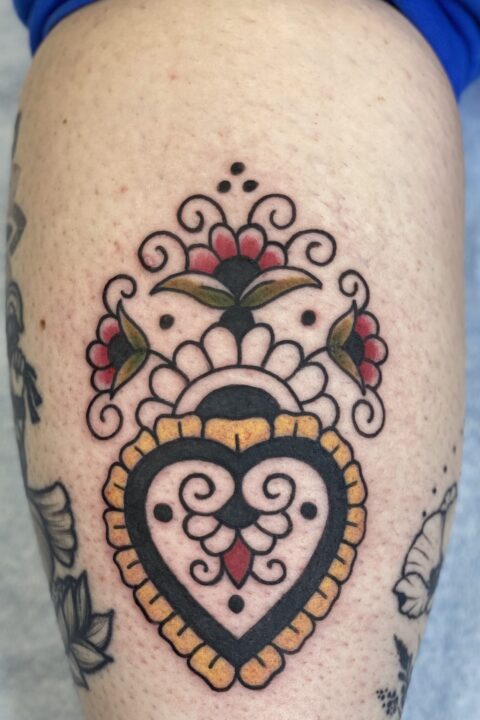 heart design tattoo